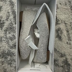 David’s Bridal little girl shoes